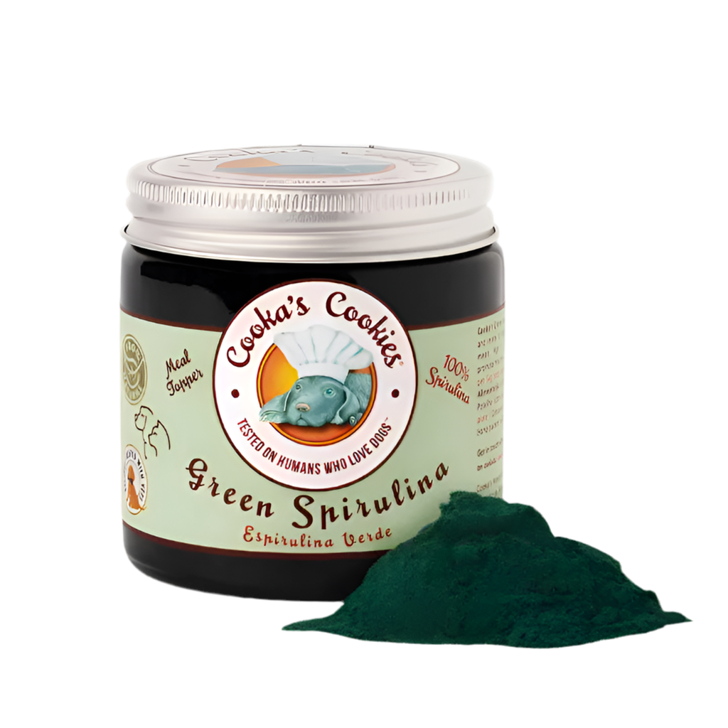 TOPPER AV GRØNN SPIRULINA