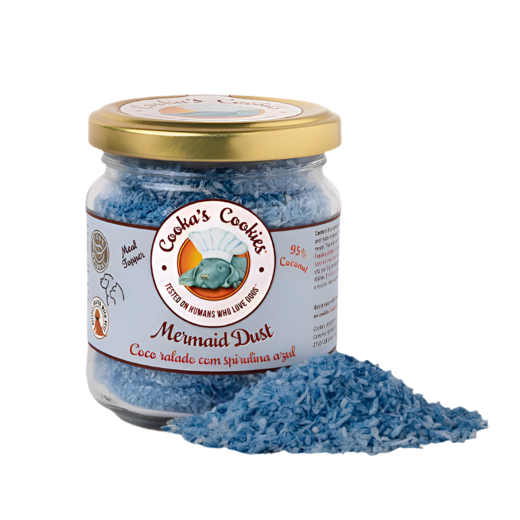 TOPPER AV KOKOS & BLÅ SPIRULINA