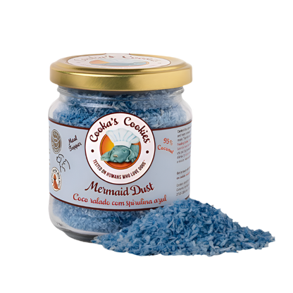 TOPPER AV KOKOS & BLÅ SPIRULINA