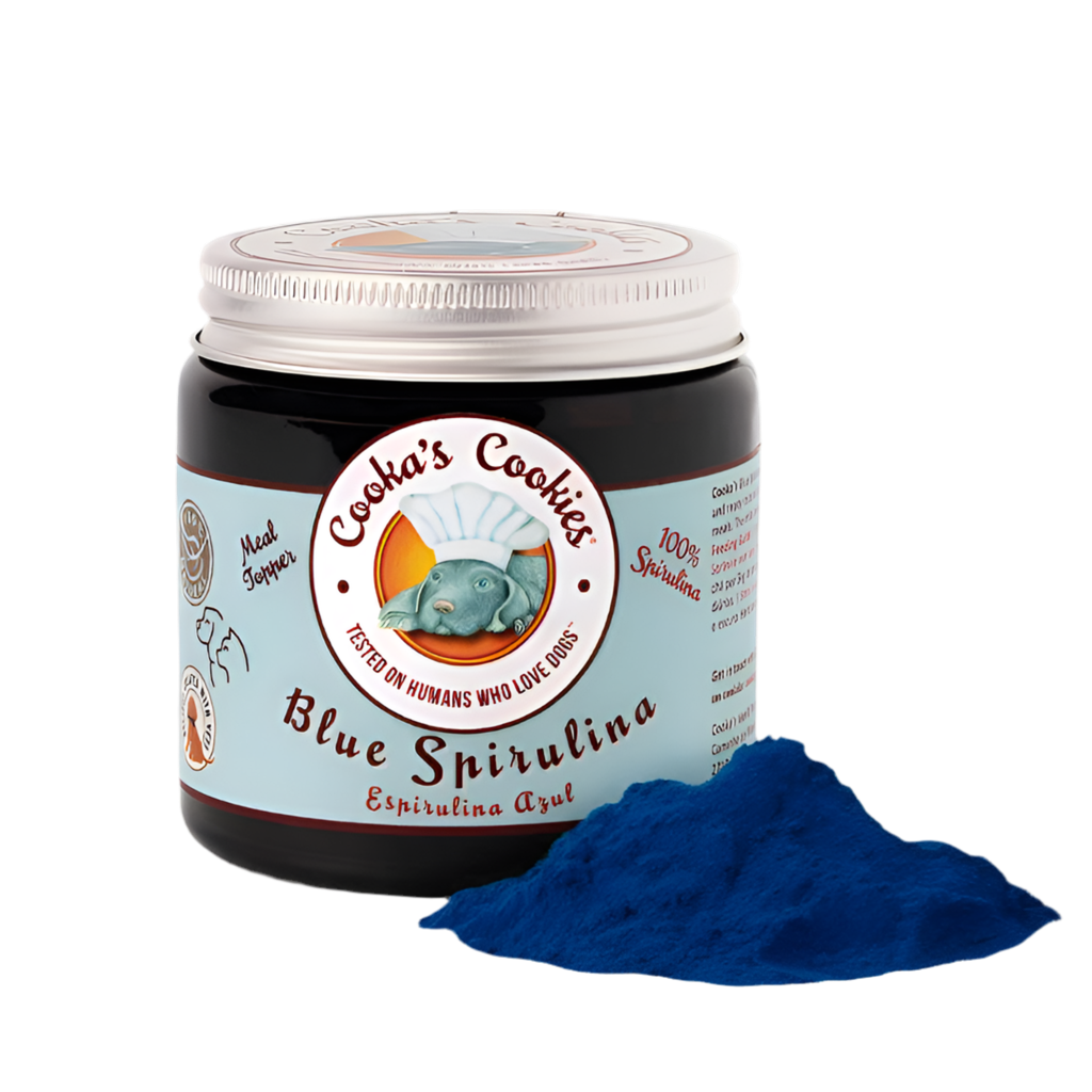 TOPPER AV BLÅ SPIRULINA